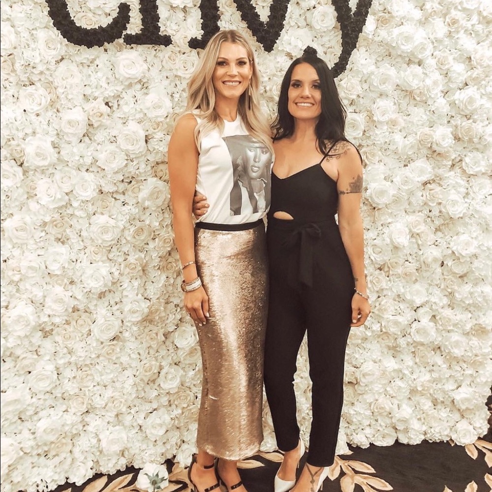 Cinq a Sept Sequin Skirt